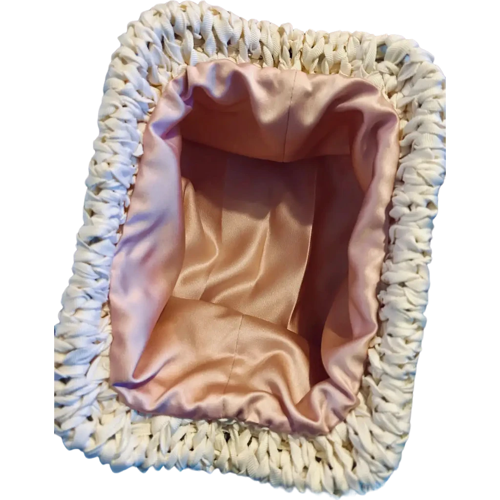 Færdigsyet Inderfor til taske i strikkekit farve powder