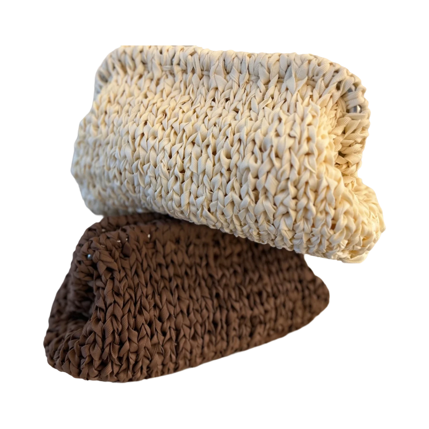 Strikkekit designertaske med opskrift til begynder